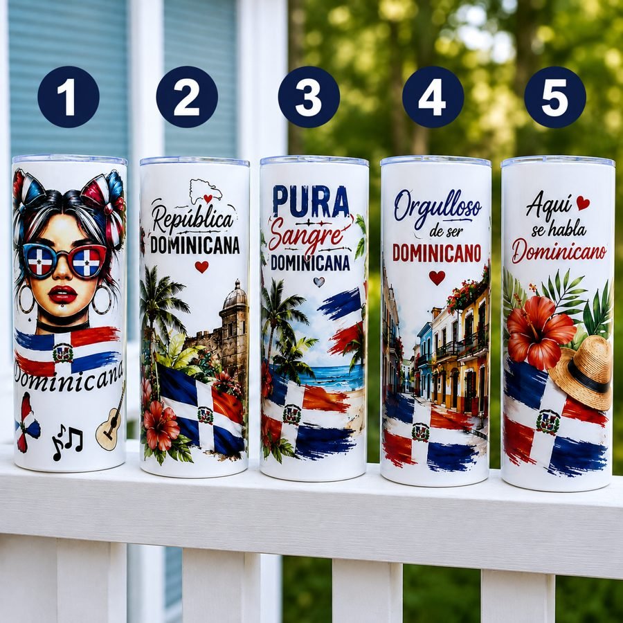 Vasos térmicos - Colección Dominicana