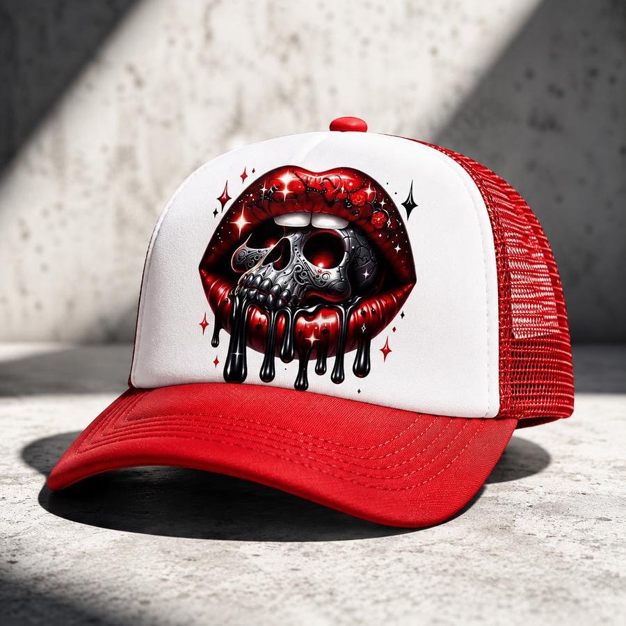 Gorras con Estilo Calavera Glam